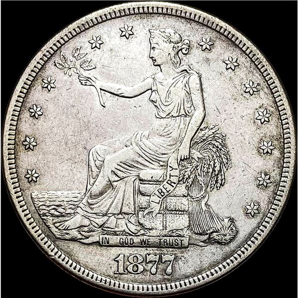 1877-S Silver Trade Dollar NEARLY UNCIRCULATED