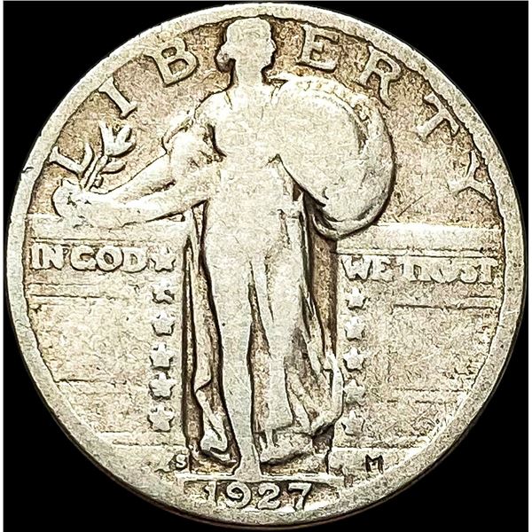 1927-S Standing Liberty Quarter NICELY CIRCULATED
