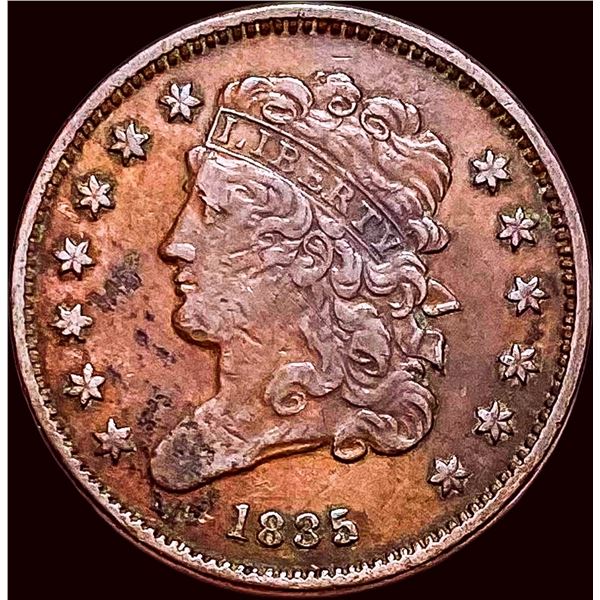 1835 Classic Head Half Cent UNCIRCULATED