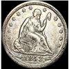 1853 Arrows/Rays Seated Liberty Silver Quarter