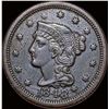 1848 Braided Hair Large Cent NEARLY UNCIRCULATED