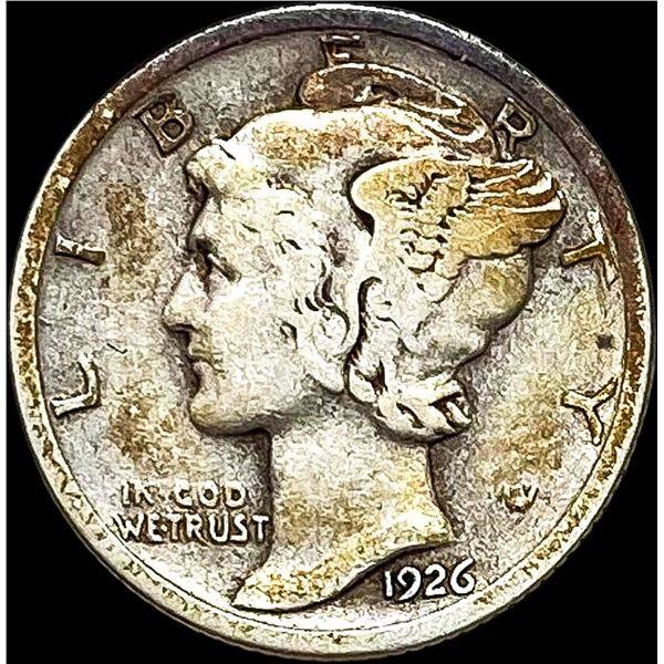 1926-S Silver Mercury Dime LIGHTLY CIRCULATED