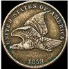 1858 Flying Eagle Cent NEARLY UNCIRCULATED