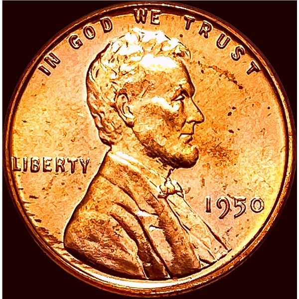 1950 Lincoln Wheat Cent CHOICE PROOF