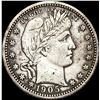 1905-O Silver Barber Quarter NEARLY UNCIRCULATED
