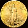 1907 No Motto Gold $20 Saint-Gaudens CLOSELY UNCIRCULATED