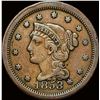 1853 Braided Hair Large Cent NEARLY UNCIRCULATED