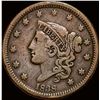 Image 1 : 1838 Coronet Head Large Cent NICELY CIRCULATED