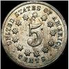 Image 2 : 1867 Shield Nickel CLOSELY UNCIRCULATED