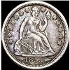 Image 1 : 1853 Arrows Seated Liberty Dime CLOSELY UNCIRCULATED