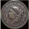 Image 1 : 1835 Coronet Head Large Cent NICELY CIRCULATED