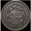 Image 2 : 1835 Coronet Head Large Cent NICELY CIRCULATED