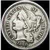 Image 1 : 1880 Nickel Three-Cent Piece HIGH GRADE