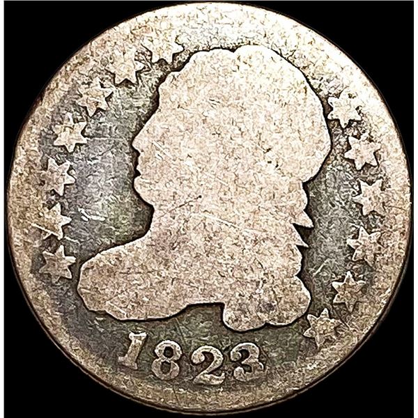 1823 Capped Bust Silver Dime NICELY CIRCULATED