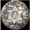 Image 1 : 1853 Silver Three-Cent Piece CLOSELY UNCIRCULATED