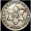 Image 1 : 1851 Silver Three-Cent Piece LIGHTLY CIRCULATED