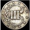 Image 2 : 1851 Silver Three-Cent Piece LIGHTLY CIRCULATED