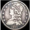 1835 Capped Bust Silver Quarter LIGHTLY CIRCULATED