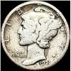 Image 1 : 1921-D Silver Mercury Dime NICELY CIRCULATED