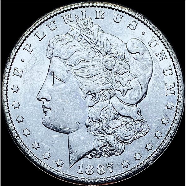 1887-S Silver Morgan Dollar CHOICE AU