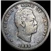 Image 1 : 1883 Hawaii Silver 1/4 Dollar LIGHTLY CIRCULATED