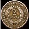 Image 2 : 1865 Copper Two-Cent Piece NICELY CIRCULATED