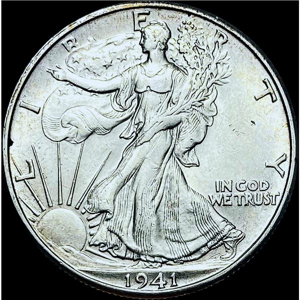 1941-D Walking Liberty Half Dollar CHOICE BU