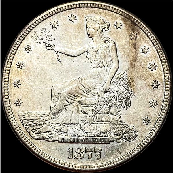 1877-S Silver Trade Dollar CLOSELY UNCIRCULATED