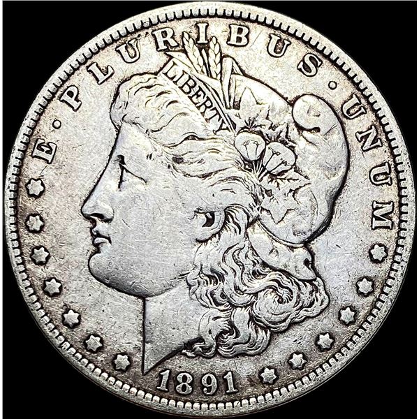 1891-O Silver Morgan Dollar LIGHTLY CIRCULATED