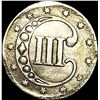 Image 2 : 1852 Silver Three-Cent Piece CLOSELY UNCIRCULATED