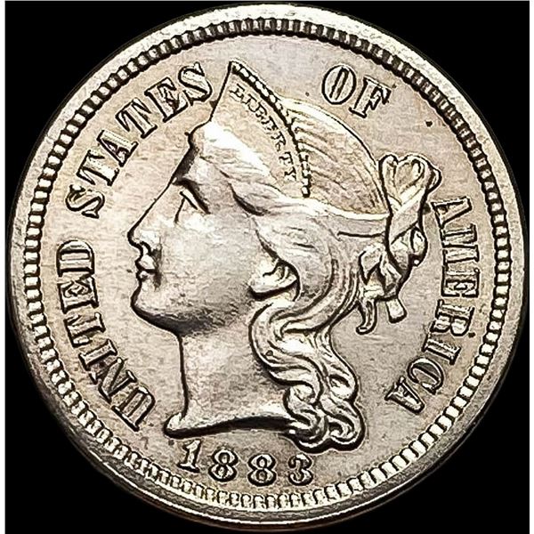 1883 Nickel Three-Cent Piece CHOICE PROOF