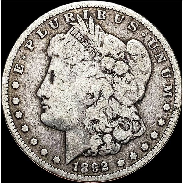 1892-S Morgan Silver Dollar NICELY CIRCULATED