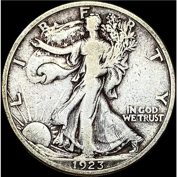 1923-S Walking Liberty Half Dollar LIGHTLY CIRCULATED