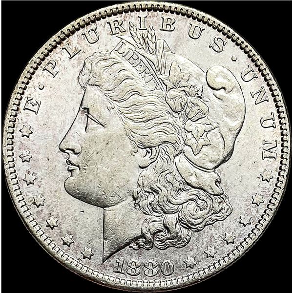 1880-O Micro O Morgan Silver Dollar CLOSELY UNCIRCULATED