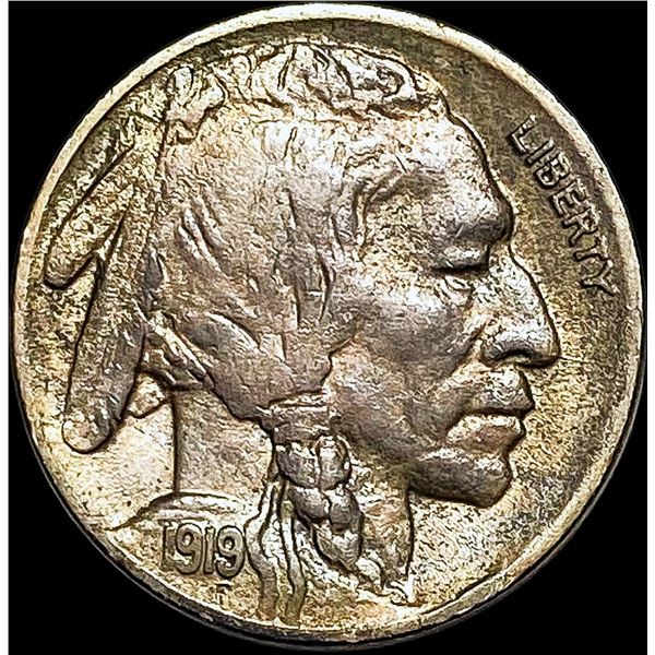 1919-D Buffalo Nickel CLOSELY UNCIRCULATED