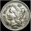 Image 1 : 1866 Nickel Three-Cent Piece NEARLY UNCIRCULATED