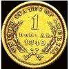 Image 2 : 1849 Gold $1 Liberty Head Type 1 CLOSELY UNCIRCULATED