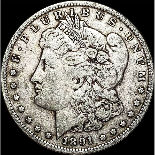 1891-O Silver Morgan Dollar LIGHTLY CIRCULATED