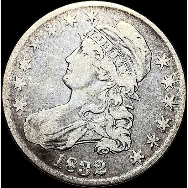 1832 Capped Bust Half Dollar LIGHTLY CIRCULATED