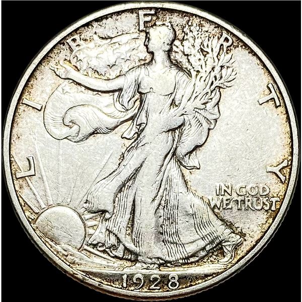 1928-S Walking Liberty Half Dollar NEARLY UNCIRCULATED