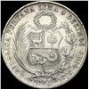 Image 2 : 1875 Peru Silver Un Sol CLOSELY UNCIRCULATED