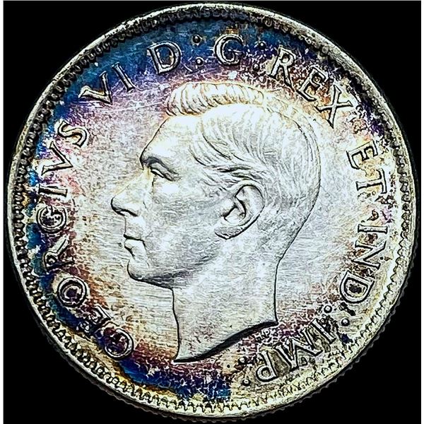 1938 Canada Silver 25 Cents CHOICE AU