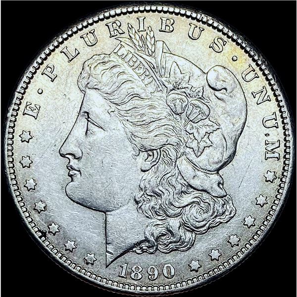 1890-S Silver Morgan Dollar CHOICE AU