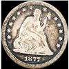 Image 1 : 1877 Seated Liberty Quarter LIGHTLY CIRCULATED