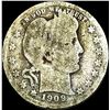 Image 1 : 1909-O Silver Barber Quarter NICELY CIRCULATED