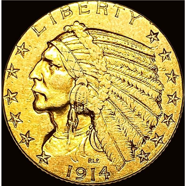 1914-S Indian Head Half Eagle $5 Gold UNCIRCULATED