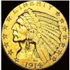 Image 1 : 1914-S Indian Head Half Eagle $5 Gold UNCIRCULATED