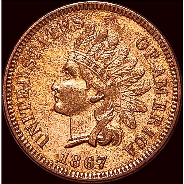 1867 Indian Head Cent CLOSELY UNCIRCULATED