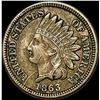 Image 1 : 1863 Indian Head Cent NEARLY UNCIRCULATED