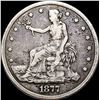 Image 1 : 1877-S Silver Trade Dollar NICELY CIRCULATED